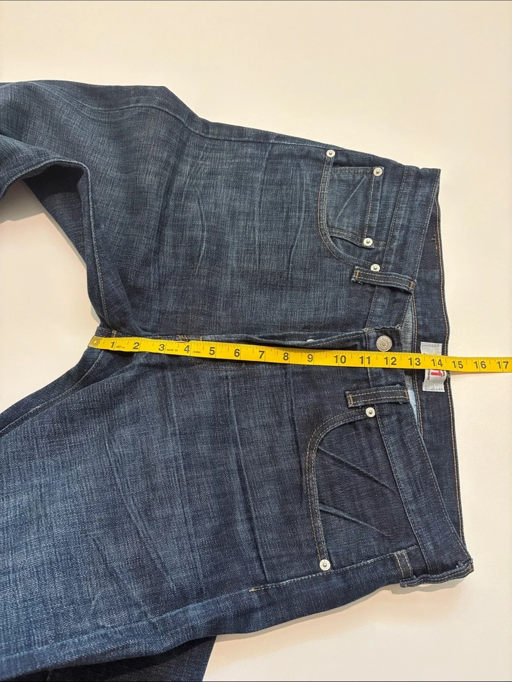 Levi's 501 Straight Leg Button-Fly Dark Blue Straight Jeans